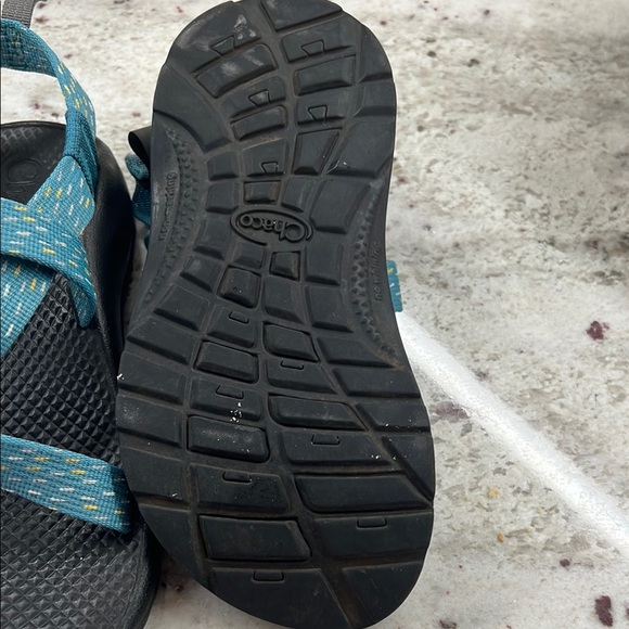 Chaco Teal and Black Sandals - Picture 5 of 7